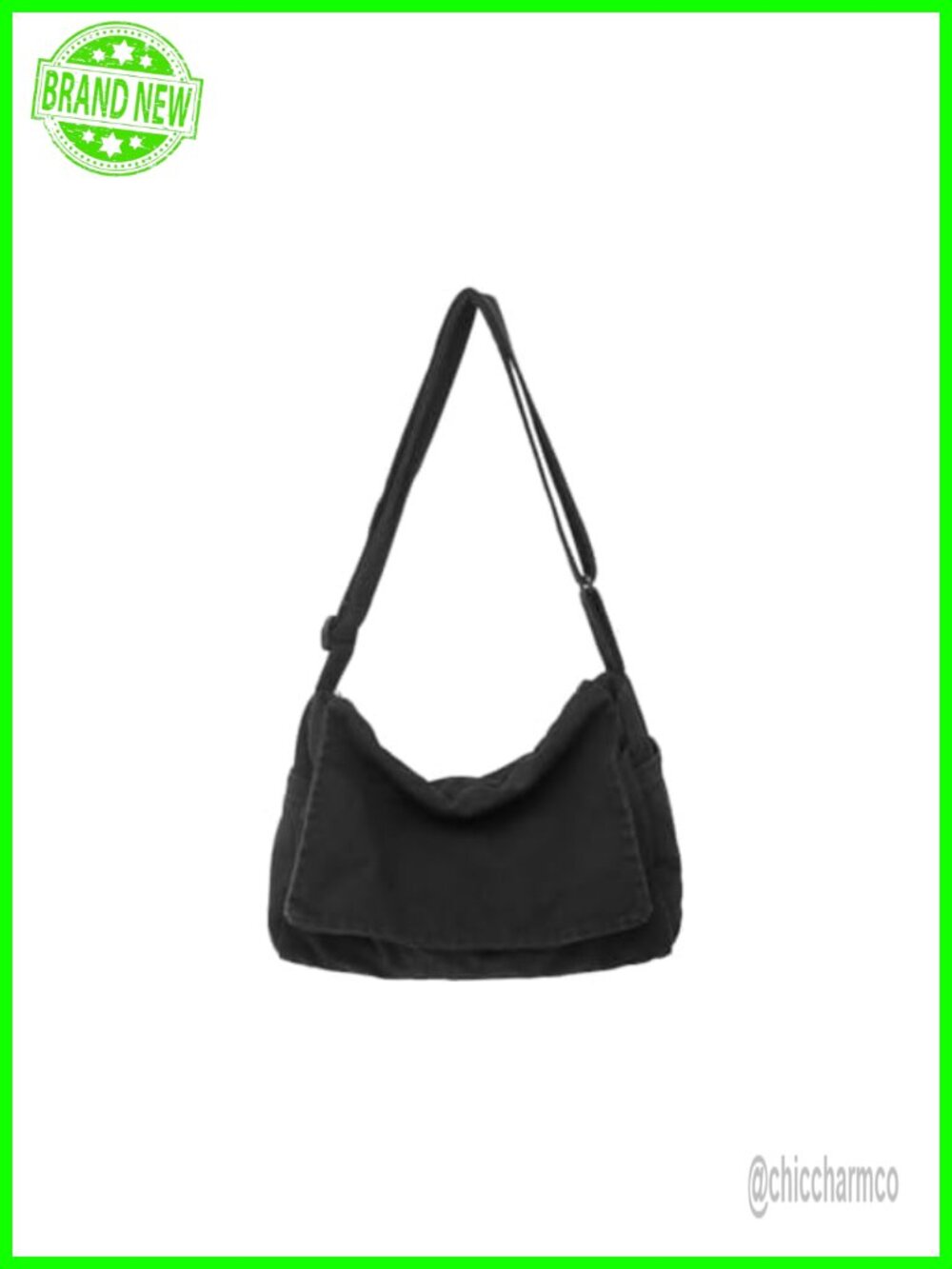 Canvas Messenger Bag Large Satchel Travel Hobo Tote Shoulder Bag